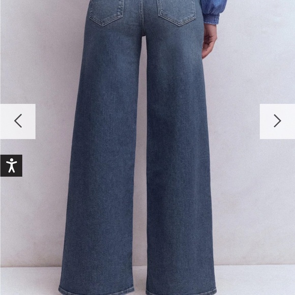 Boden High Rise Wide Leg Jeans Mid Vintage | size 28 - Picture 10 of 10